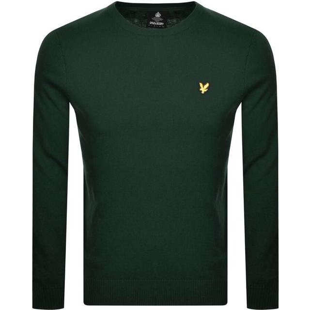 Merino cotton round neck sweater Lyle & Scott - Vert