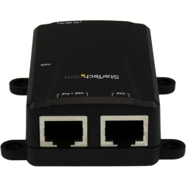 StarTech.com POEINJ1GW Gigabit Ethernet 48V PoE adapter