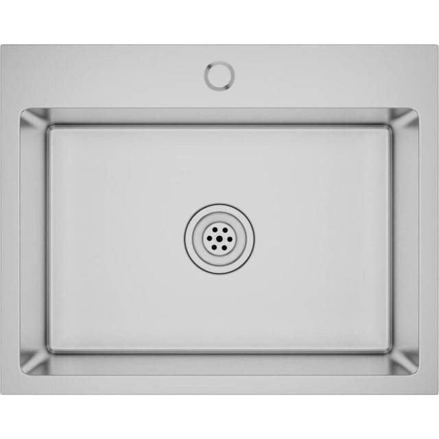 vidaXL Handmade Kitchen Sink Stainless Steel - Silver