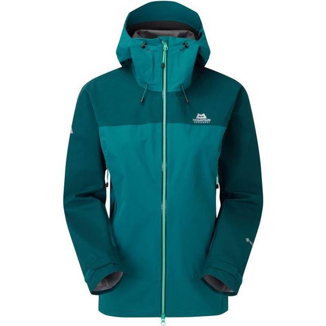 Mountain Equipment Saltoro Jacket - Regnjacka Dam Spruce / Deep Teal UK 8