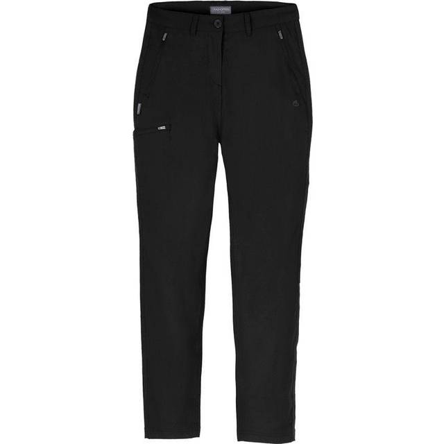 Craghoppers Womens Kiwi Pro Stretch Trousers - Black - 10r