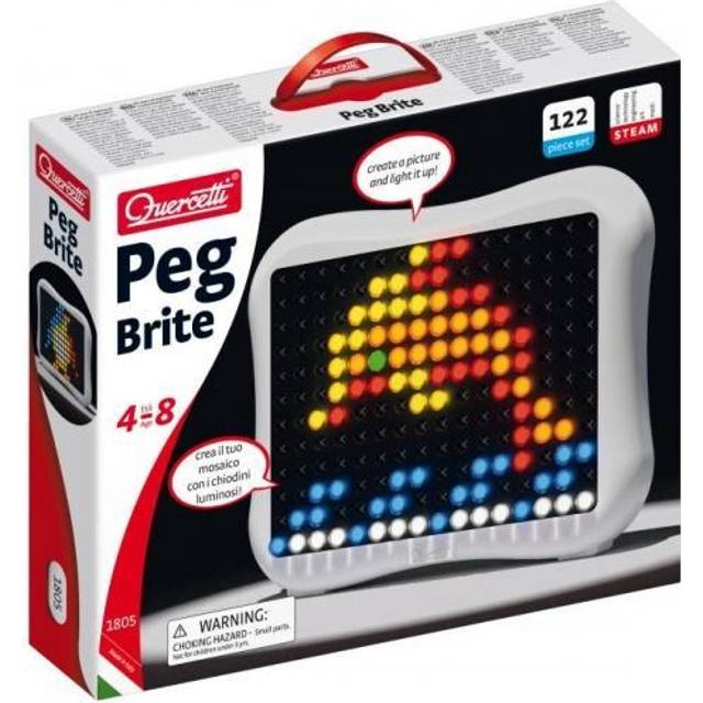 Quercetti Peg Brite - Multi - 0.7 x 3.05 x 30.5cm