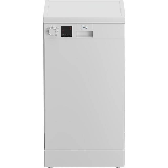 BEKO DVS05024W fristående diskmaskin - Standardmotor - 10 kuvert - L45cm - Vit - 49dB - Rostfri tank