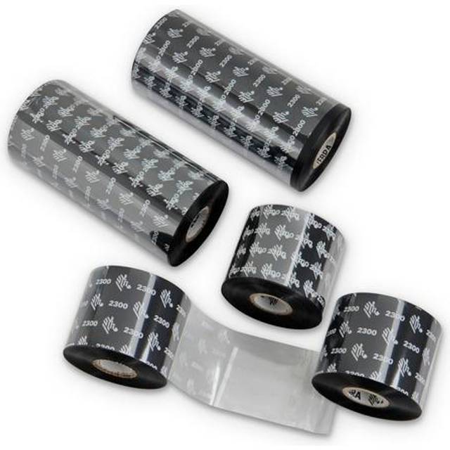 Zebra 2300 Färgband vax | 02300BK08345 | 83mm x 450m (ORIGINAL) 12 band