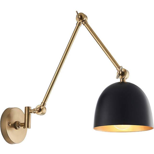 Endon 93142 Lehal 1 Light Wall Light Brass Black