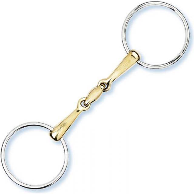 Two-ring snaffle bit Stübben - Argenté