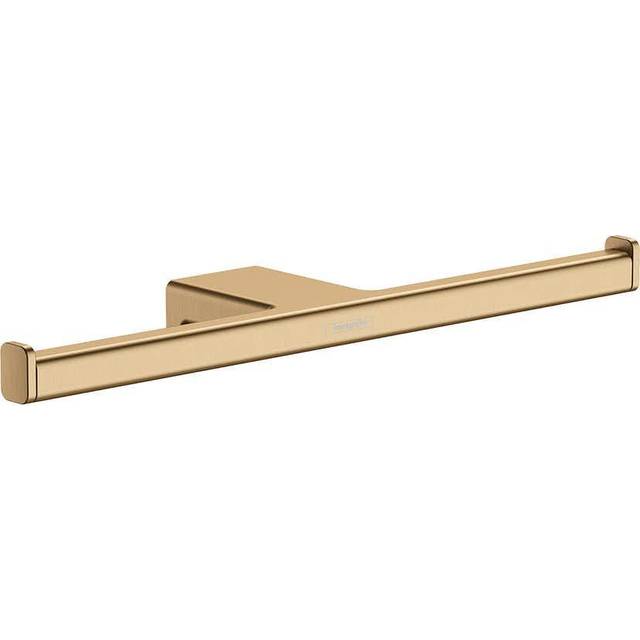 Hansgrohe AddStoris Brushed Bronze Wall Mounted Double Toilet Roll Hol