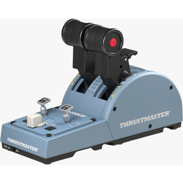 Thrustmaster TCA Quadrant Airbus Edition Black Blue Flight Sim PC