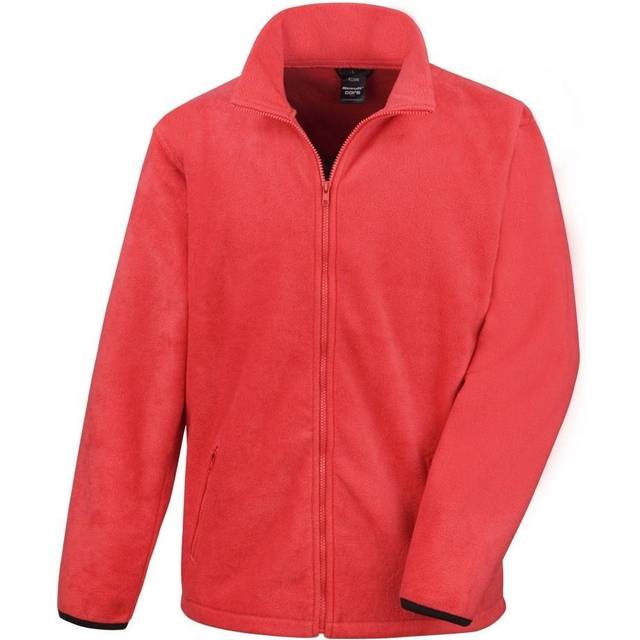(2XL, Flame Red) Result Mens Core Fashion Fit Outdoor Fleece Jacket