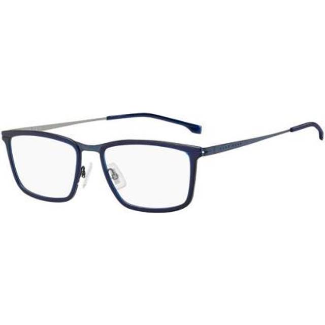 BOSS Boss 1242 Men's Glasses, Blue, Size 56 - Matte Blue (56)