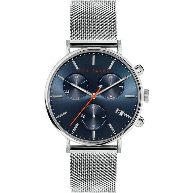 Ted Baker Men's Stainless Steel Bracelet Strap Watch - Silver