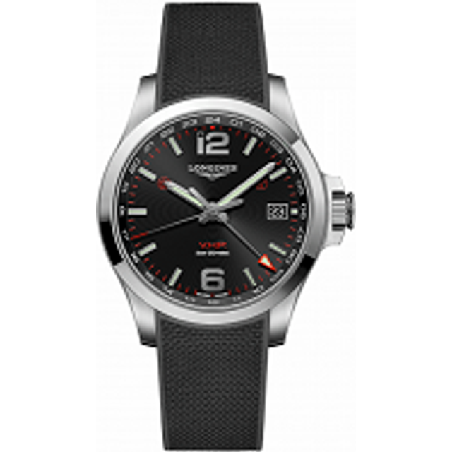 Longines Watch Conquest VHP GMT Mens - Black