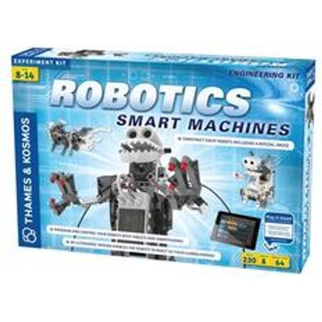 Thames & Kosmos | Robotics Smart Machines | Robotics for Kids 8 and up | STEM Kit builds 8 Robots | Full Color Manual to help with assembly | Requires