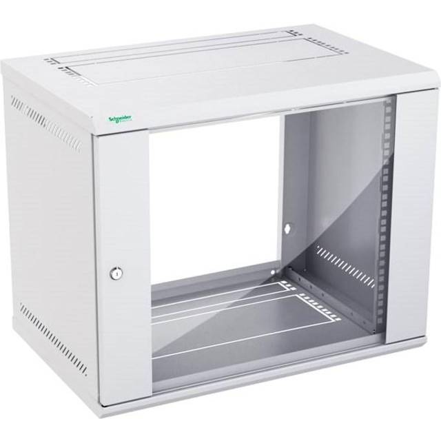 Schneider Electric Lauritz Knudsen Actassi Vægrack 9HE 600x400x485 mm med glasdør, fladpak