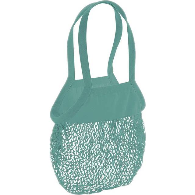 (One Size, Sage Green) Westford Mill Organic Cotton Mesh Grocery Bag