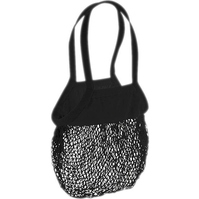 (One Size, Black) Westford Mill Organic Cotton Mesh Grocery Bag