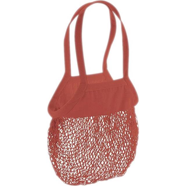 (One Size, Orange Rust) Westford Mill Organic Cotton Mesh Grocery Bag