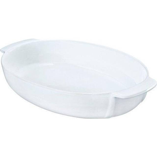 Pyrex Signature White Oval Roaster, 35x23cm