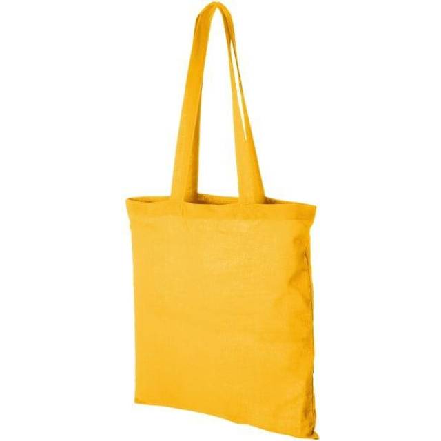 (38 x 42cm, Yellow) Bullet Madras Cotton Tote