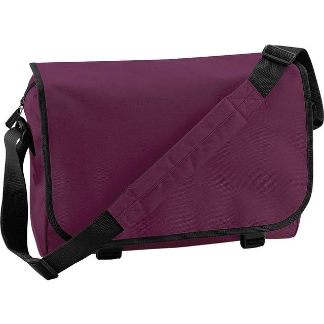 Bagbase Justerbar Messenger Bag (11 liter) One Size vinröd