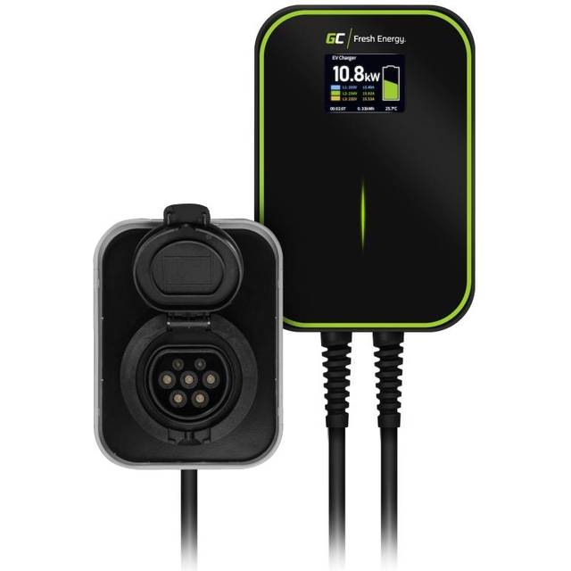 Wallbox Green Cell EV PowerBox RFID 22kW charger with a Type 2 socket