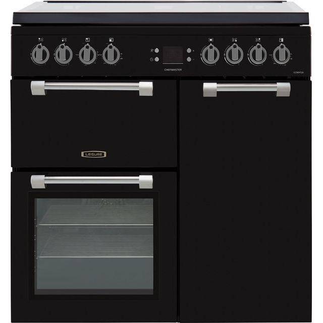 LEISURE CC90F531K 90 cm Dual Fuel Range Cooker - Black, Black
