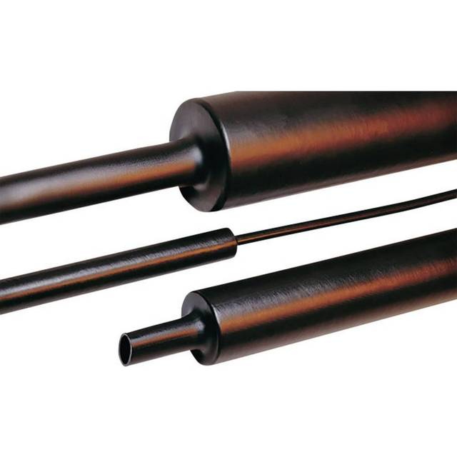 HellermannTyton 323-20300 Krympslang med lim Svart 30 mm 8 mm Krympförhållande:4:1 1 m