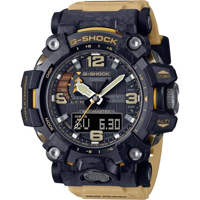 Refurbished Casio G-Shock Mudmaster Analog Digital Tough Solar GWG-2000-1A5 200M Men&#39;s Watch