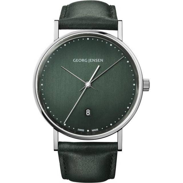 Georg Jensen Watch Koppel Quartz Green Dial