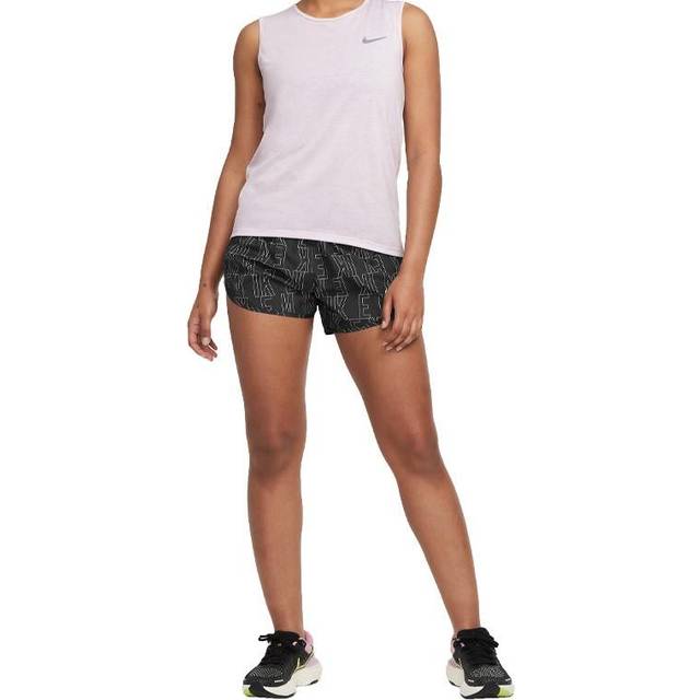 Nike Dam W Dri-Fit Run Dvn linne T-shirt, venice/Bright Crimson/Reflecti, XS