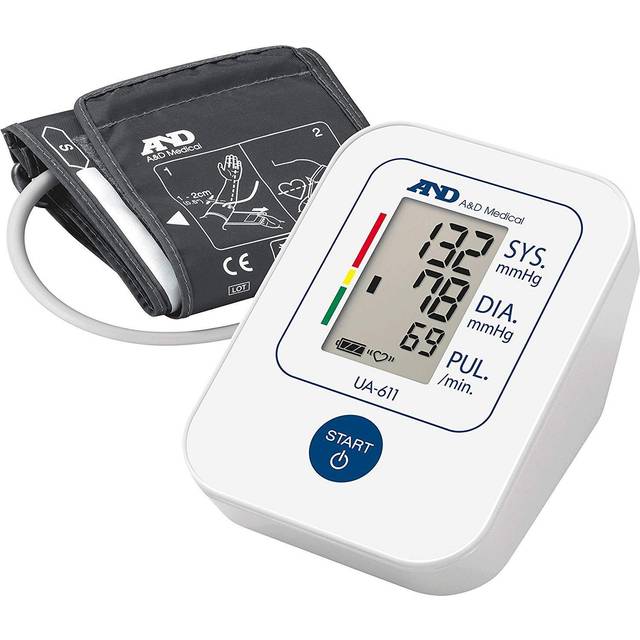 A&D Medical UA-611 blodtrycksmätare, överarm, vit