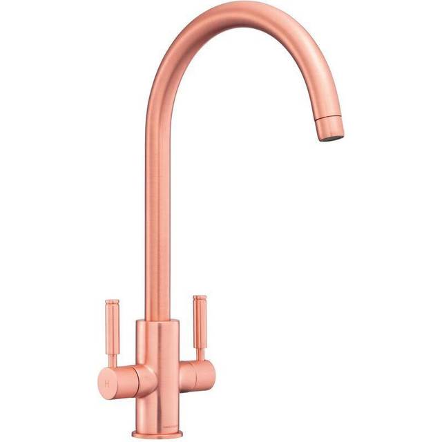 Rangemaster Intense Dual Lever Monobloc Mixer Kitchen Tap- Brushed Copper