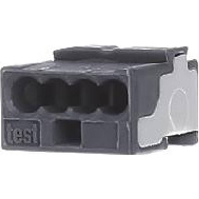 WAGO 243-204 MICRO PUSH WIRE® 4 Conductor 6A Splice Connector Dark...