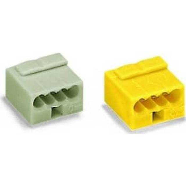 WAGO 243-304 MICRO PUSH WIRE® 4 Conductor 6A Splice Connector Ligh...