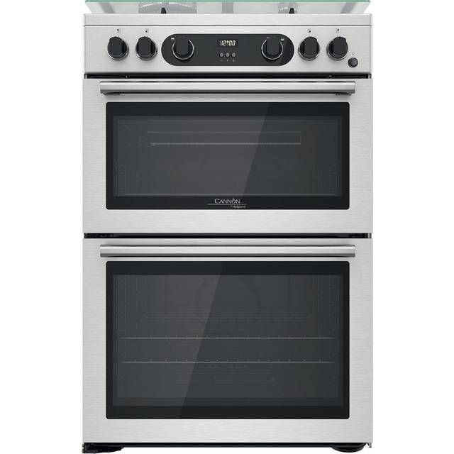Hotpoint CD67G0CCX/UK 60cm Gas Double Oven Freestanding Cooker - Stainless Steel