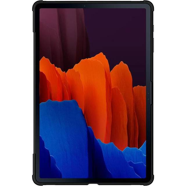 Spigen Rugged Armor Pro designad för Galaxy Tab S7 Plus Fodral med S-pennhållare (2020) - Svart
