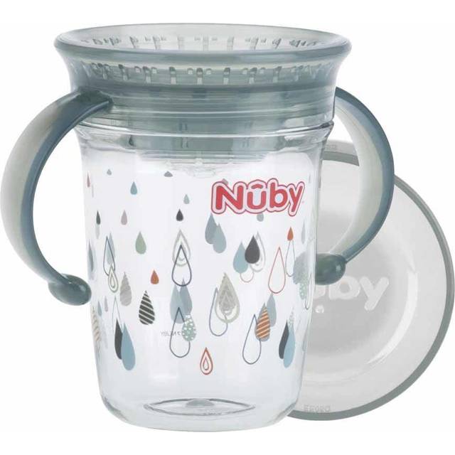 Nuby Twin Handle 360° Wonder Cup Grey 240 ml