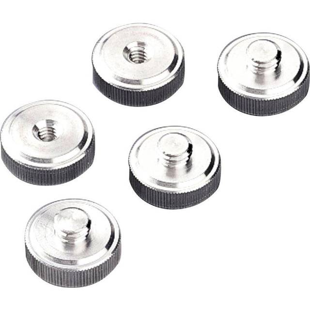 Hama Tripod Conversion Screws, (A) 3/8 (9.5 mm) > (B) 1/4 (6.4 mm)