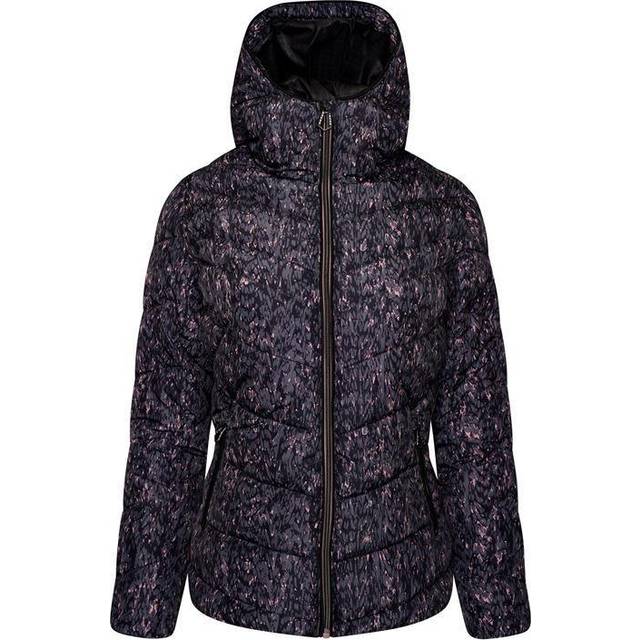 Dare 2b womens insulated quilted hooded jacket outerwear ski collared