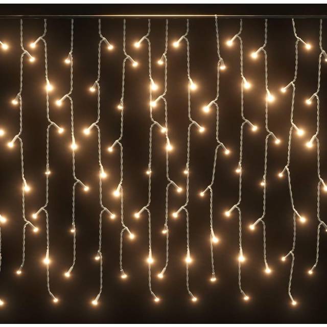 vidaXL LED Curtain Icicle Lights 10m 400 LED Colourful 8 Function