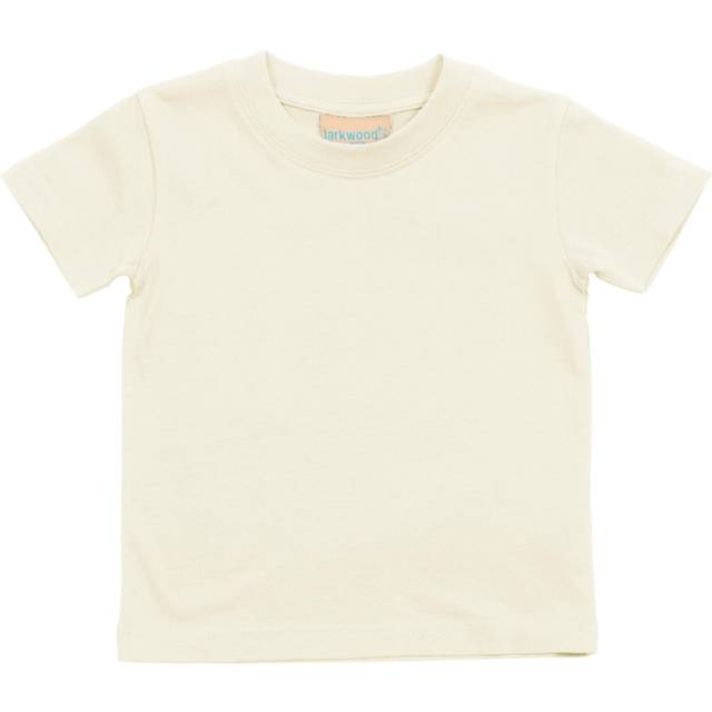 (3-4, Pale Yellow) Larkwood Baby/Childrens Crew Neck T-Shirt / Schoolwear