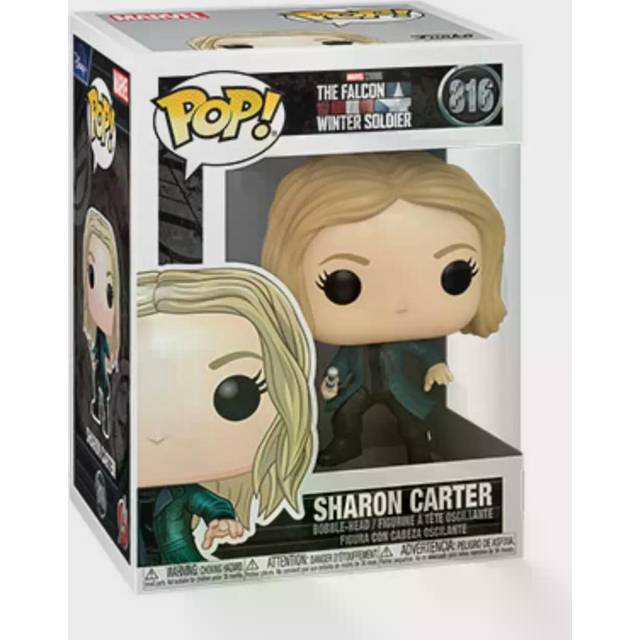 Funko Pop! The Falcon & Winter Soldier Sharon Carter Vinyl Figure - 10 CM