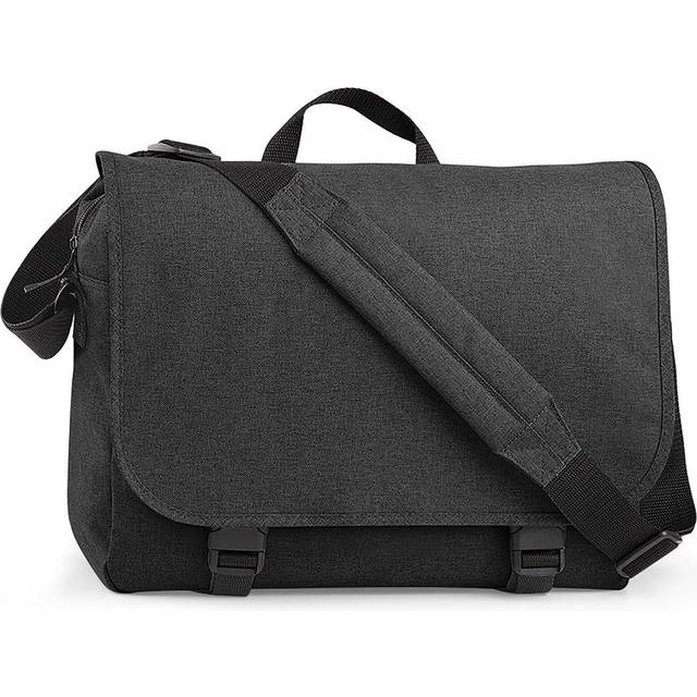 Bagbase two-tone digital messenger bag - 15.6inch laptop compartment rw2583