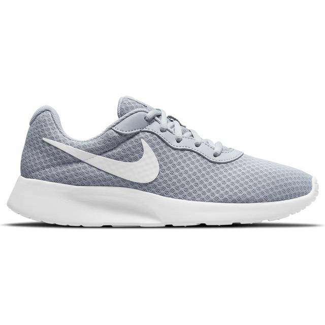 NIKE Tanjun' Sneaker för kvinnor, Varg grå vit knappt volt Bl, 35.5 EU
