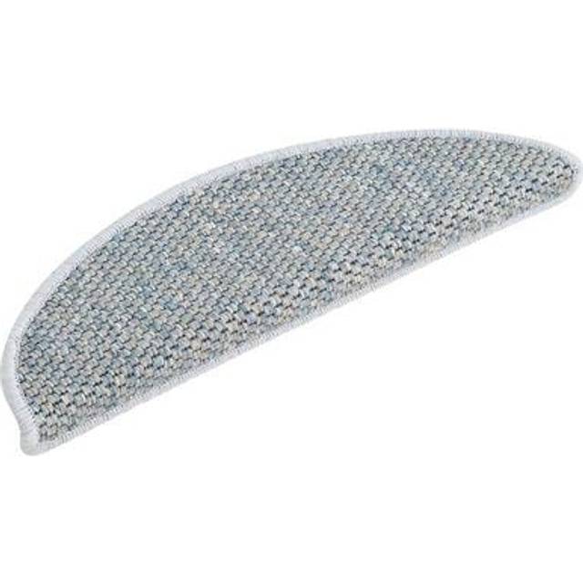 vidaXL Stair Mats Self-adhesive Sisal-Look 15 pcs 56x17x3 cm Blue