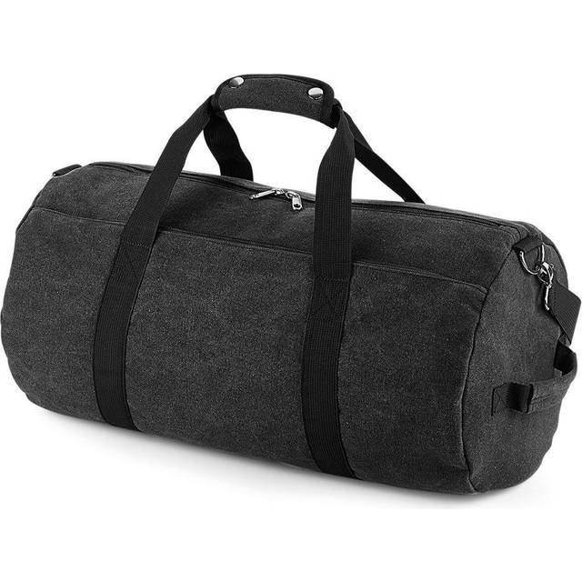 BagBase Vintage Canvas Barrel Bag