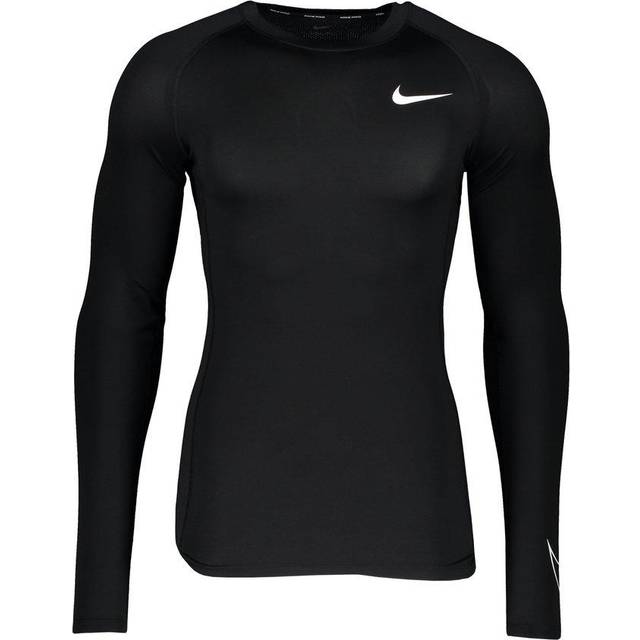 Nike Pro Top Dri-FIT - Svart/Vit Långärmad - ['Svart'] (XX-Large)