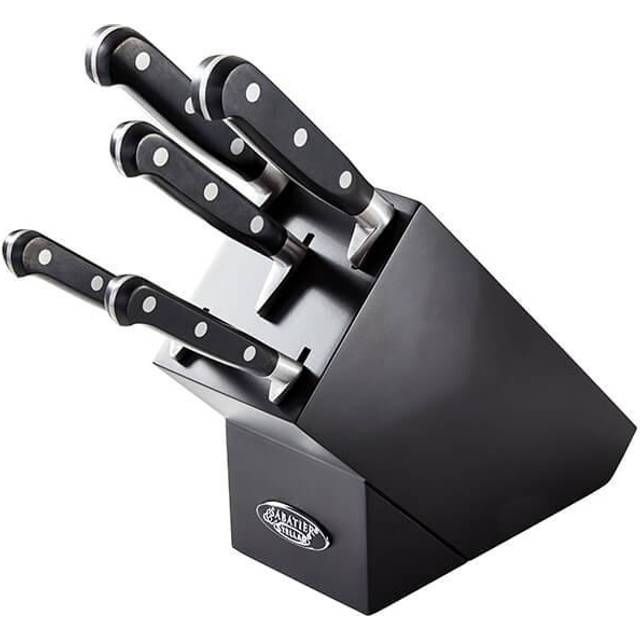 Stellar Sabatier 5 Piece Knife Black Block Set