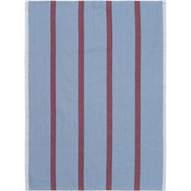 Ferm Living - Hale Tea Towel - blau, bordeaux/BxH 50x70cm (0.5 x 50.0 x 70.0cm)