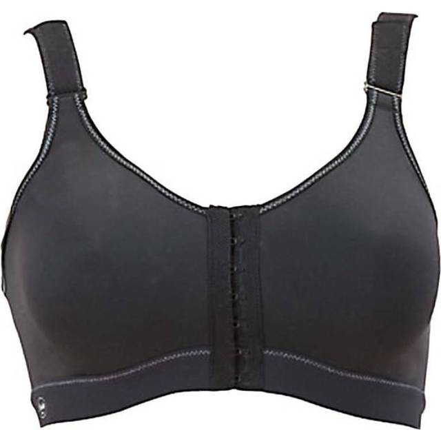 Anita Womens Active Front Close Sports Bra - White Cotton - Size 30D